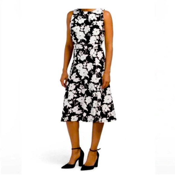 Anne Klein A Line Midi Dress - Picture 1 of 5